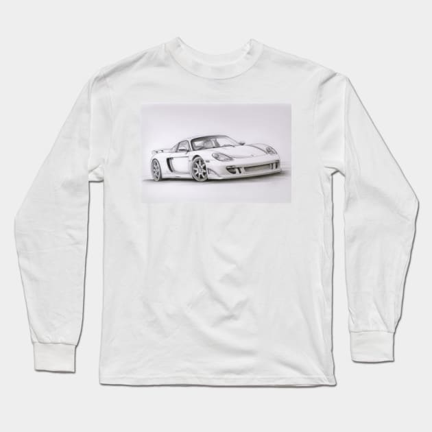 Porch Carrera GT Long Sleeve T-Shirt by SpaceCars